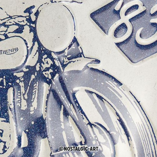 Blechschild Triumph Thrill 2